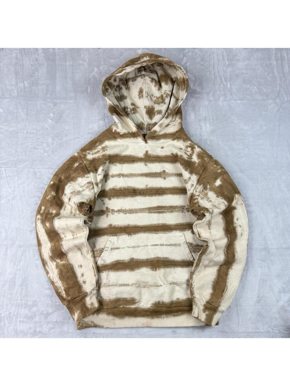 Talentless Tiger Wash Tie Dye Hoodie Unisex Size Small Fleece Designer Relaxed